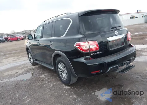 2020 Nissan Armada Sv 4Wd из США, поврежденный, VIN JN8AY2NC5LX516804